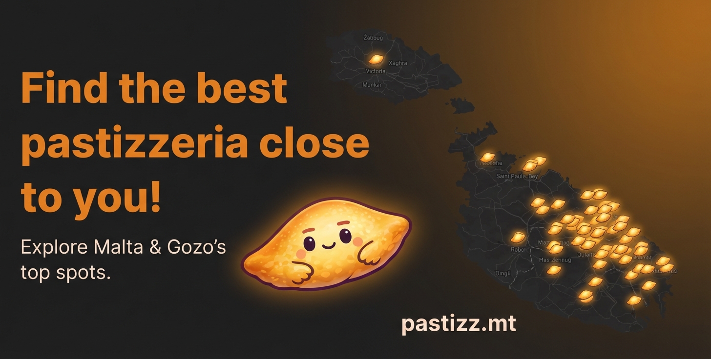 Pastizz Sticker Best Pastizzi in Bormla - 2 Shops | Pastizz